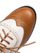Retro Colorblock High Heel Ankle Boots — 1950s style that transcends decades