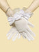 Retro Dots Mesh Bow Sheer Gloves: 1950s detail work for the woman who notices