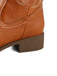 Retro Embroidered Leather Calf Cowboy Boots, vintage fashion, retro style - perfect for women who love vintage and retro fashion