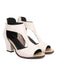 Retro Fish Mouth Chunky High Heels: timeless style reimagined