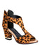 Retro Fish Mouth Chunky High Heels: timeless style reimagined