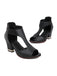 Retro Fish Mouth Chunky High Heels: timeless style reimagined