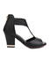 Retro Fish Mouth Chunky High Heels: timeless style reimagined