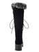Retro Furry Chunky Heel Snow Boots — vintage elegance for the modern woman