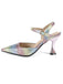 Retro Gradient Slingbacks Ankle Strap Heels, vintage shoes, retro heels - perfect for women who love vintage and retro fashion