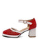 Retro Hollow Chunky High Heels Shoes, vintage shoes, retro heels - perfect for women who love vintage and retro fashion