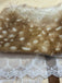 Retro Lace Trim Deer Bow Faux Fur Collar - vintage fashion, retro style