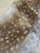 Retro Lace Trim Deer Bow Faux Fur Collar - vintage fashion, retro style