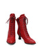 Retro Leather High Heel Boots, vintage fashion, retro style, classic design, women, elegant