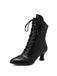 Retro Leather High Heel Boots, vintage fashion, retro style - perfect for women who love vintage and retro fashion