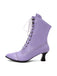 Retro Leather High Heel Boots, vintage fashion, retro style - perfect for women who love vintage and retro fashion
