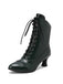 Retro Leather High Heel Boots, vintage fashion, retro style - perfect for women who love vintage and retro fashion