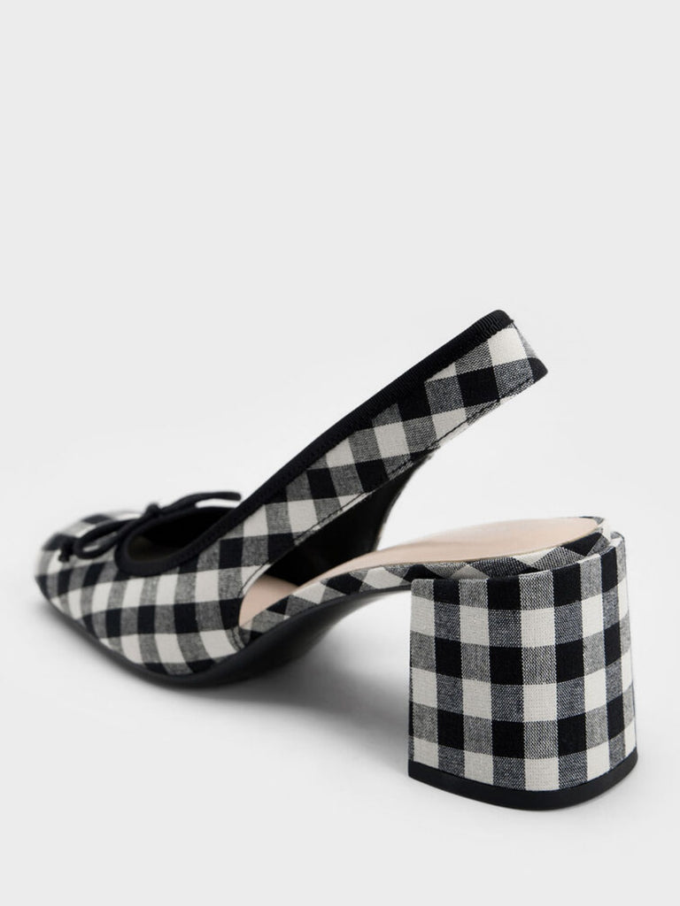 This Retro Mary Jane Plaid Chunky Heel Shoes whispers 1950s secrets to those who notice