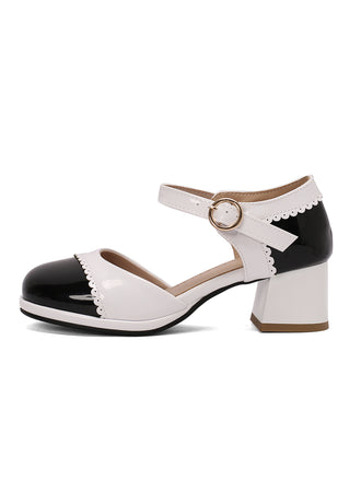 Retro Mary Jane Round Toe High Heel Shoes, vintage shoes, retro heels - perfect for women who love vintage and retro fashion