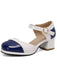 Retro Mary Jane Round Toe High Heel Shoes, vintage shoes, retro heels - perfect for women who love vintage and retro fashion