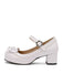 Retro PU Leather Bow High Heels, vintage fashion, retro style, classic design, women, elegant