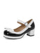Retro PU Leather Bow High Heels, vintage shoes, retro heels - perfect for women who love vintage and retro fashion