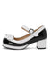 Retro PU Leather Bow High Heels, vintage shoes, retro heels - perfect for women who love vintage and retro fashion