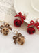 Retro Bow Leopard Earrings — the 1950s finishing touch that makes her outfit sing