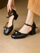 Retro Pearl Bow Mary Jane Heels - vintage shoes, retro heels