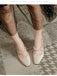 Retro Open Heel Chunky Heels Shoes: timeless 1950s elegance she makes her own