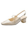 Retro Open Heel Chunky Heels Shoes: timeless 1950s elegance she makes her own