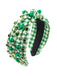 This Retro Plaid St. Patrick Headband whispers 1950s secrets to those who notice