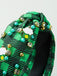 Retro Plaid St. Patrick Headband — 1950s style that transcends decades
