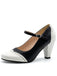Retro Pointed Toe Buckle Chunky Heel Shoes - vintage shoes, retro heels