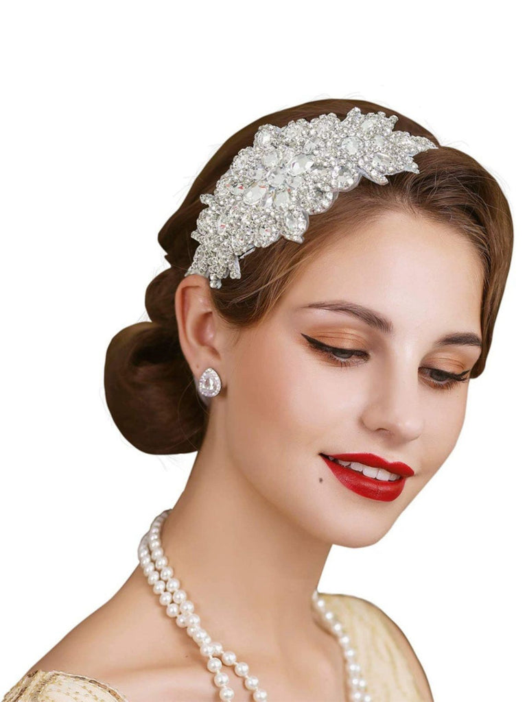 Retro Rhinestone Fashionable Headband - vintage fashion, retro style