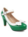 Retro Round Toe Bow High Heels Shoes, vintage shoes, retro heels - perfect for women who love vintage and retro fashion