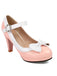 Retro Round Toe Bow High Heels Shoes, vintage shoes, retro heels - perfect for women who love vintage and retro fashion