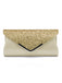 Retro Sequined Leather Evening Clutch, vintage fashion, retro style - perfect for women who love vintage and retro fashion