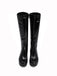 Retro Shiny Patent Leather Thigh-High Boots, vintage fashion, retro style - perfect for women who love vintage and retro fashion