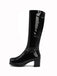 Retro Shiny Patent Leather Thigh-High Boots, vintage fashion, retro style - perfect for women who love vintage and retro fashion