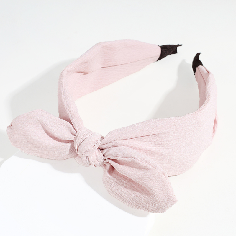 Retro Solid Knotted Bowknot Headband: timeless style reimagined