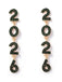 Rhinestone 2026 Colorful New Year's Drop Dangle Earrings - vintage fashion, retro style