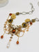 She adds this Rhinestones 3D Butterfly Royal Style Necklace and suddenly it's vintage perfection