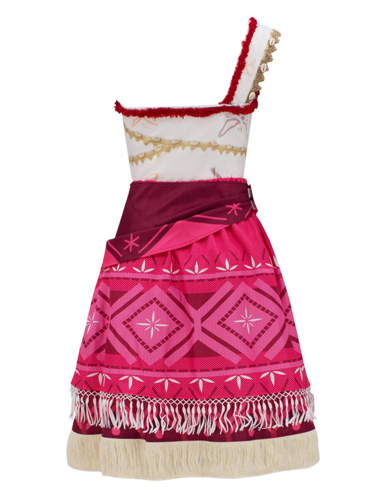 Rose Red 1940s Moana-Inspired Costume Outfit: timeless 1940s elegance she makes her own