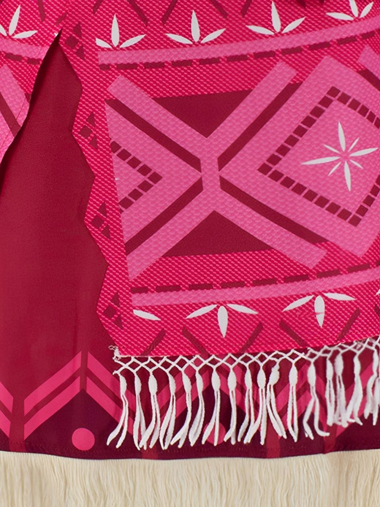 Rose Red 1940s Moana-Inspired Costume Outfit — 1940s style that transcends decades