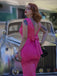 Rose Red 1960s Satin Solid Pencil Dress: timeless style reimagined