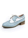 Round Toe Paneled Brogue PU Leather Shoes: timeless style reimagined