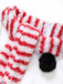 Red & White 1950s Christmas Snowman Velvet Dress
