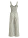 Blue 1950s Striped Twisted Hollow V-Neck Jumpsuit, vintage romper, retro jumpsuit - perfect for women who love vintage and retro fashion