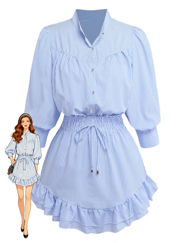 1970s Vintage Retro Skirt Set