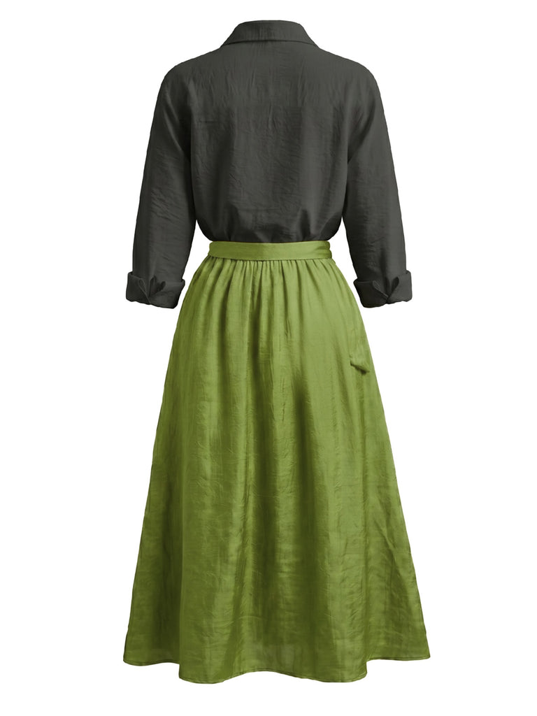 1950s Patchwork Vintage Two Piece Set 2