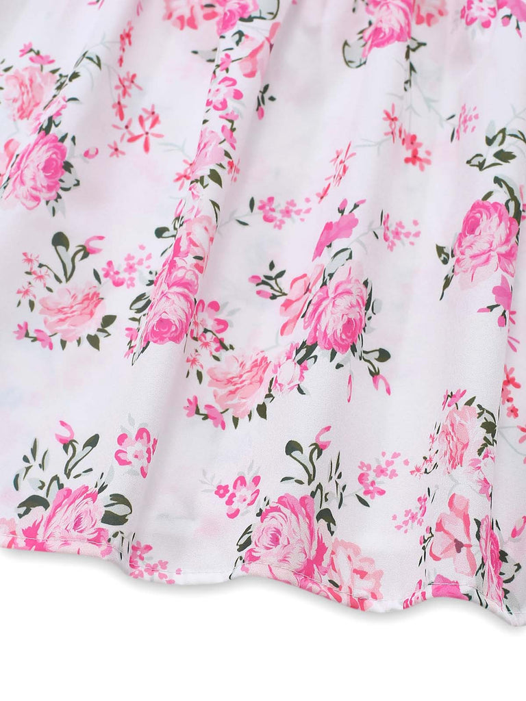 Pat 1950s Floral Lace Patchwork Top 5