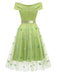 [Pre-Sale] 1950s Bow Mesh Vintage Classic Dress 4