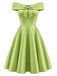 [Pre-Sale] 1950s Bow Mesh Vintage Classic Dress 5