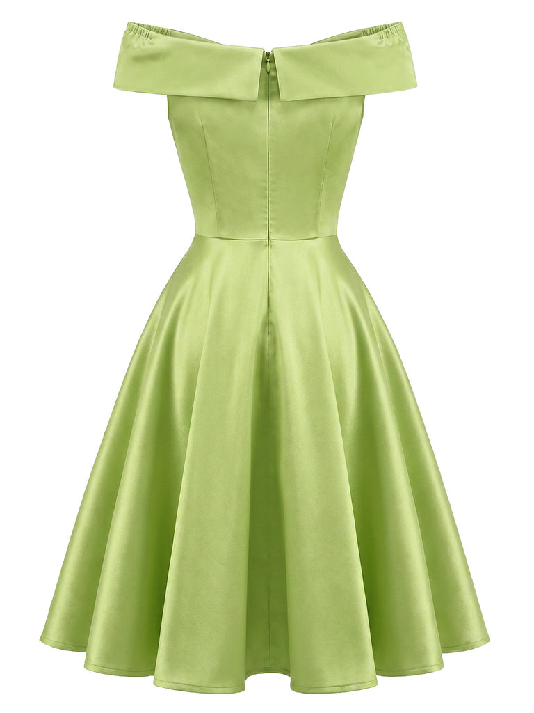 [Pre-Sale] 1950s Bow Mesh Vintage Classic Dress 7